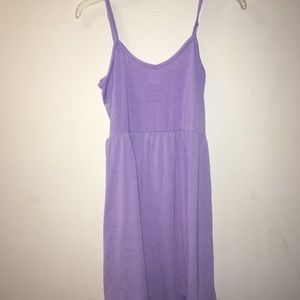 Purple polyester sundress